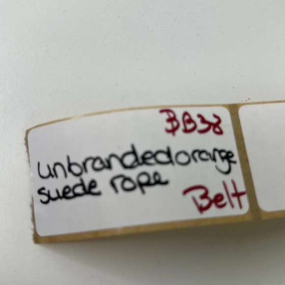 Unbranded super cool suede and rope belt - Picture 7 of 8